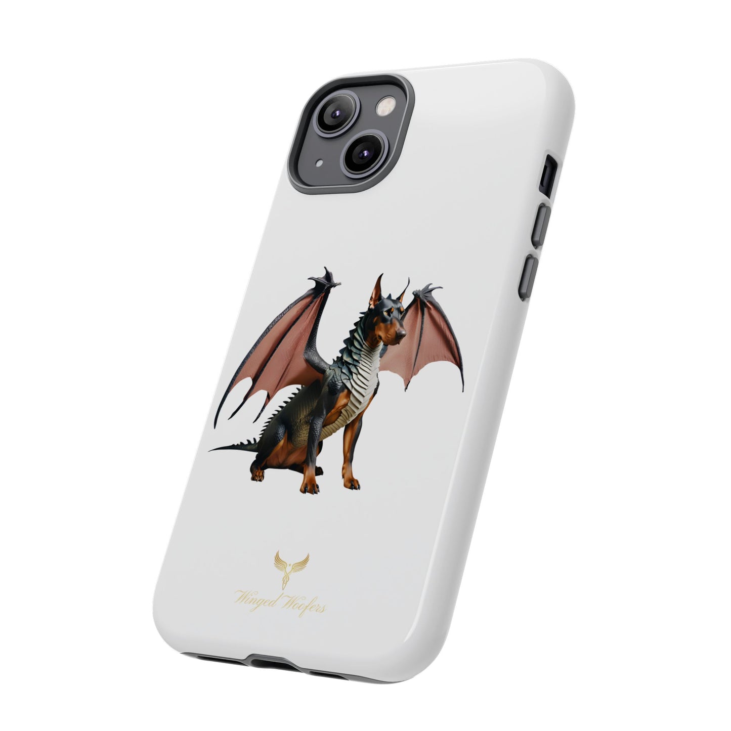 Mythical Doberman Pinscher Dragon Phone Case - Tough & Stylish Protection