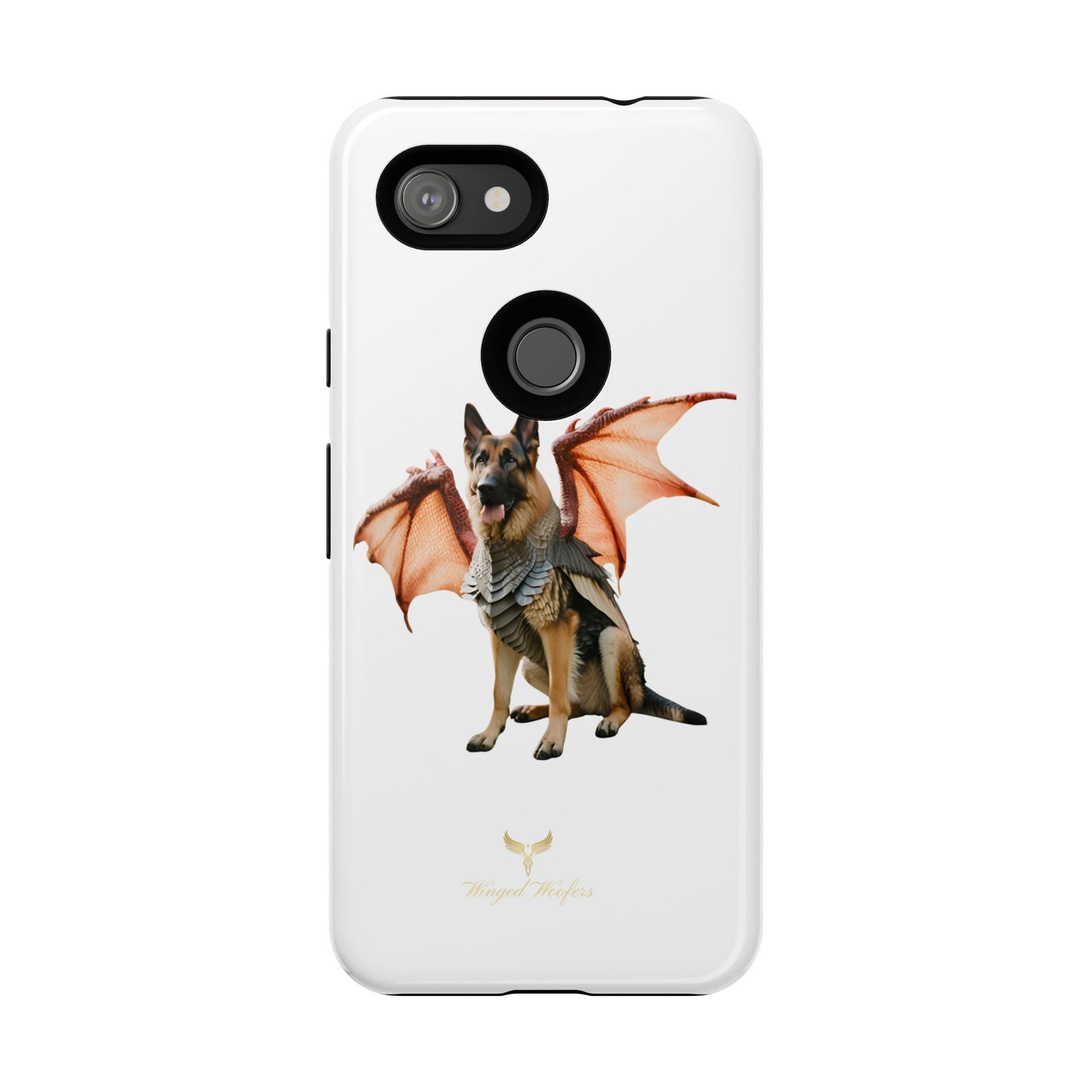 Mythical German Shepherd with Wings Dog iPhone Case | Tough Cases for Pet Lovers