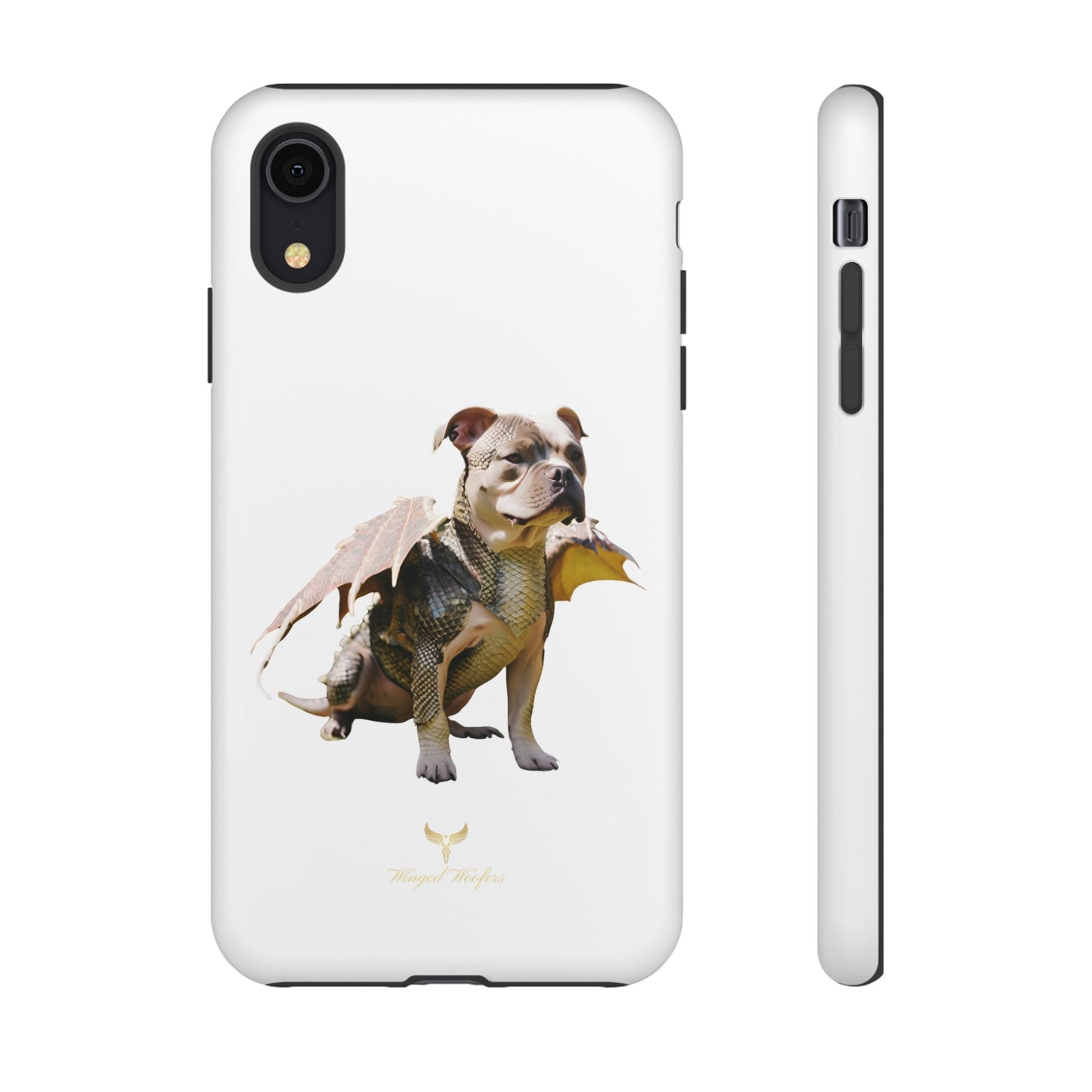 Staffordshire Bulldog Dragon Tough Phone Case - Unique Animal Design for Pet Lovers