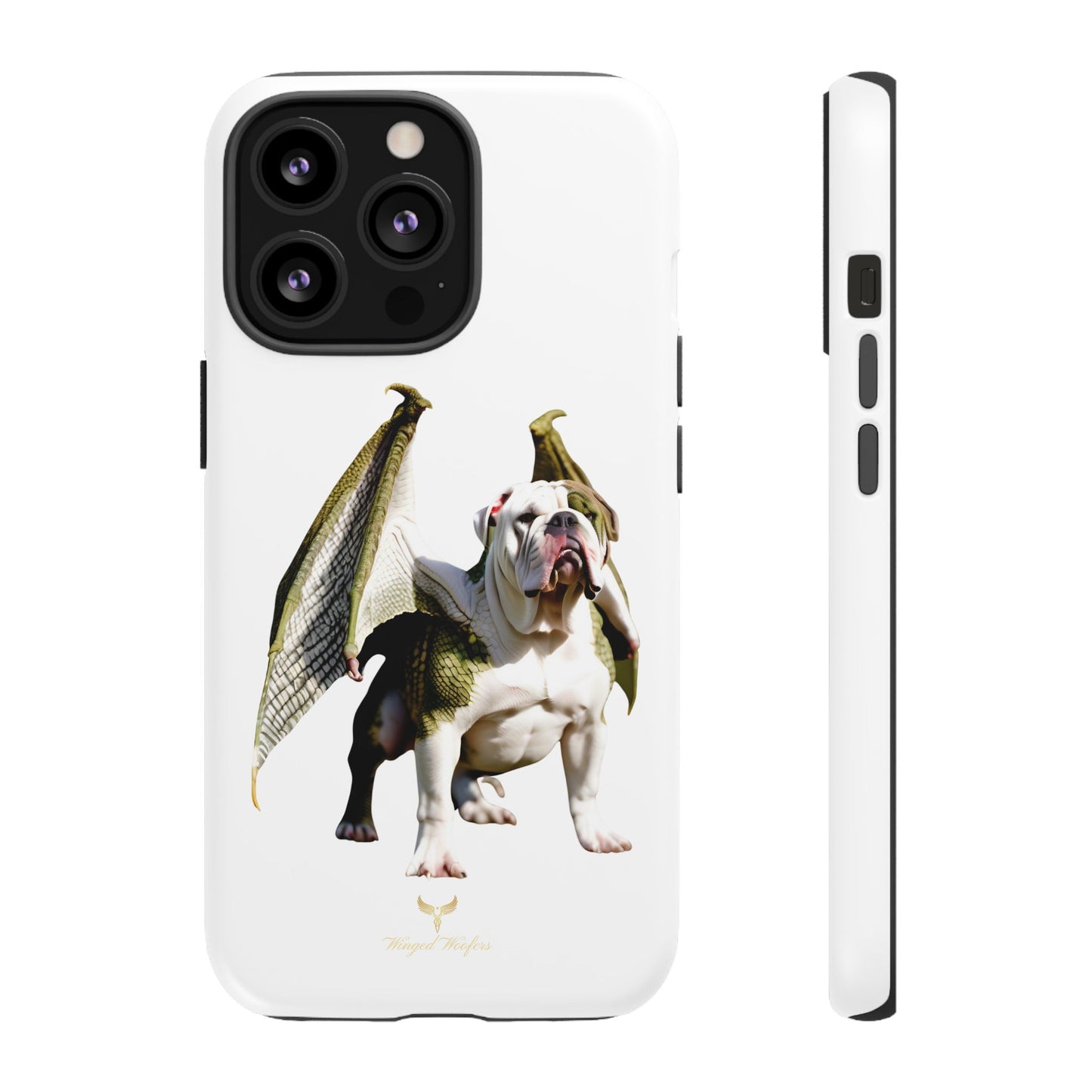 English Bulldog Dragon Phone Case - Tough & Unique Design