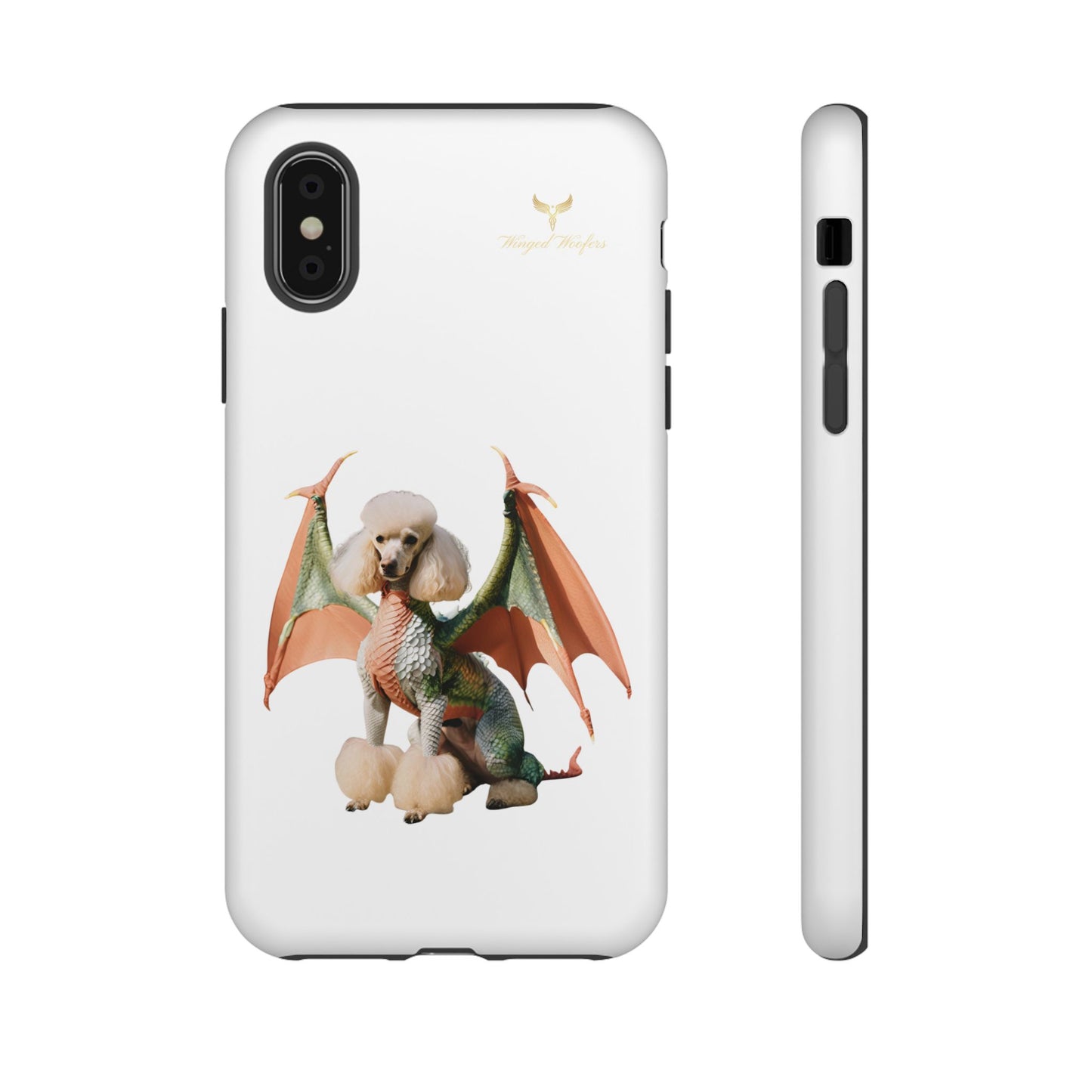 Unique Dragon Poodle Phone Case - Tough Cases for Pet Lovers