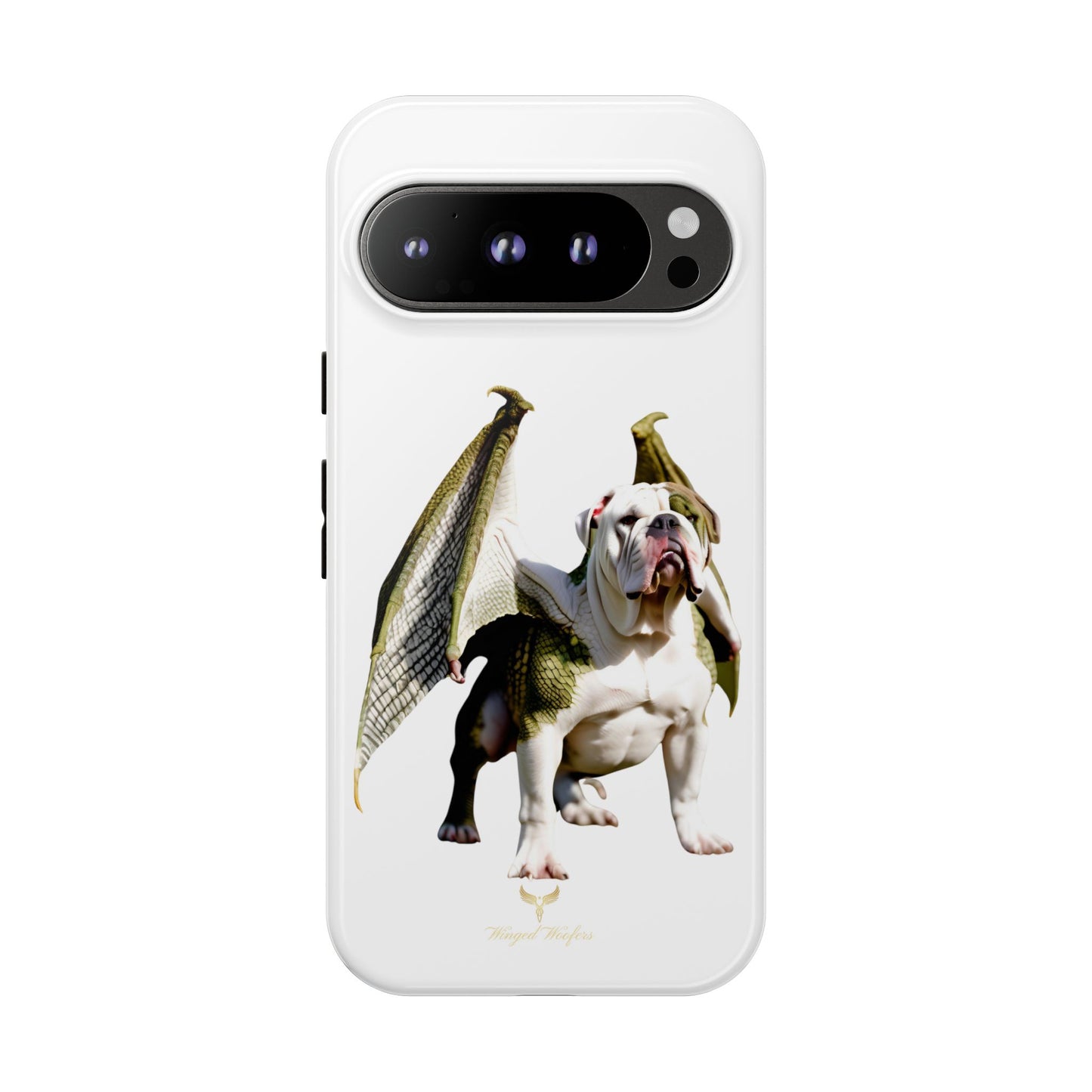 English Bulldog Dragon Phone Case - Tough & Unique Design