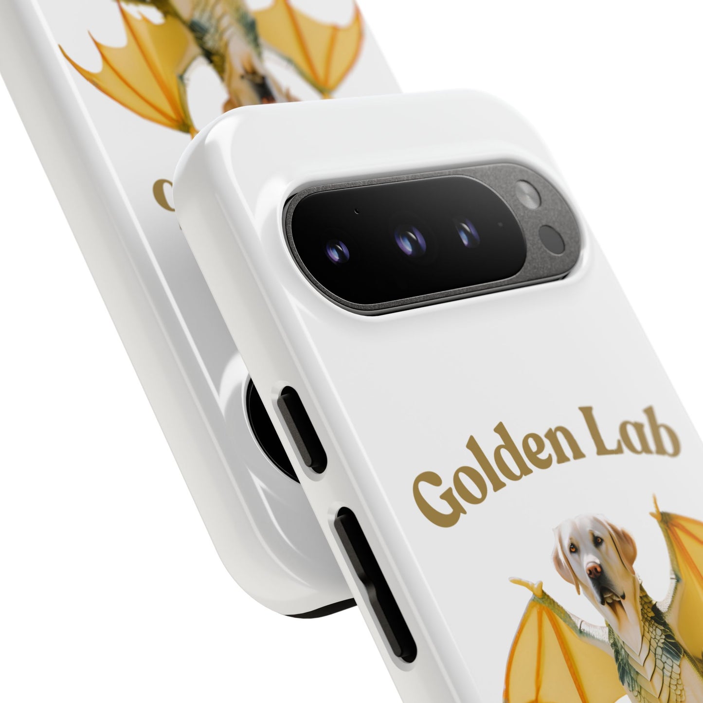 Golden Lab Dragon Phone Case - Tough Protection with a Fun Twist