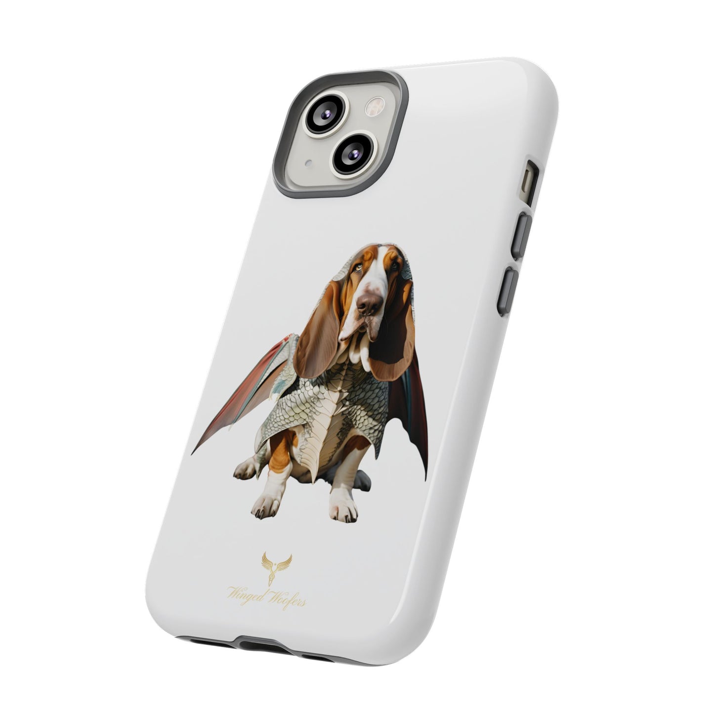 Whimsical Basset Hound Dog Phone Case - Tough Cases for Animal Lovers