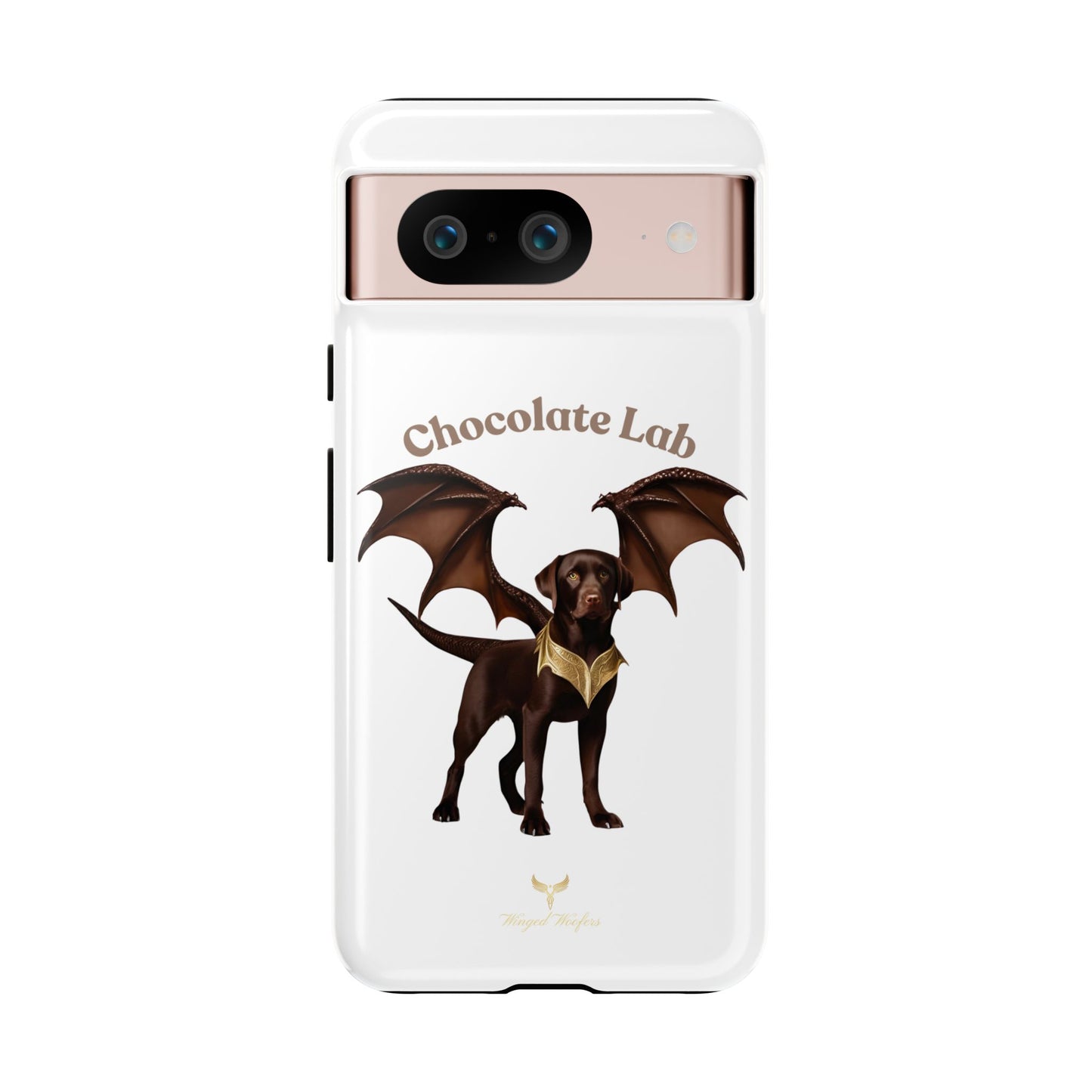 Chocolate Lab Dragon Phone Case - Tough & Stylish for Dog Lovers