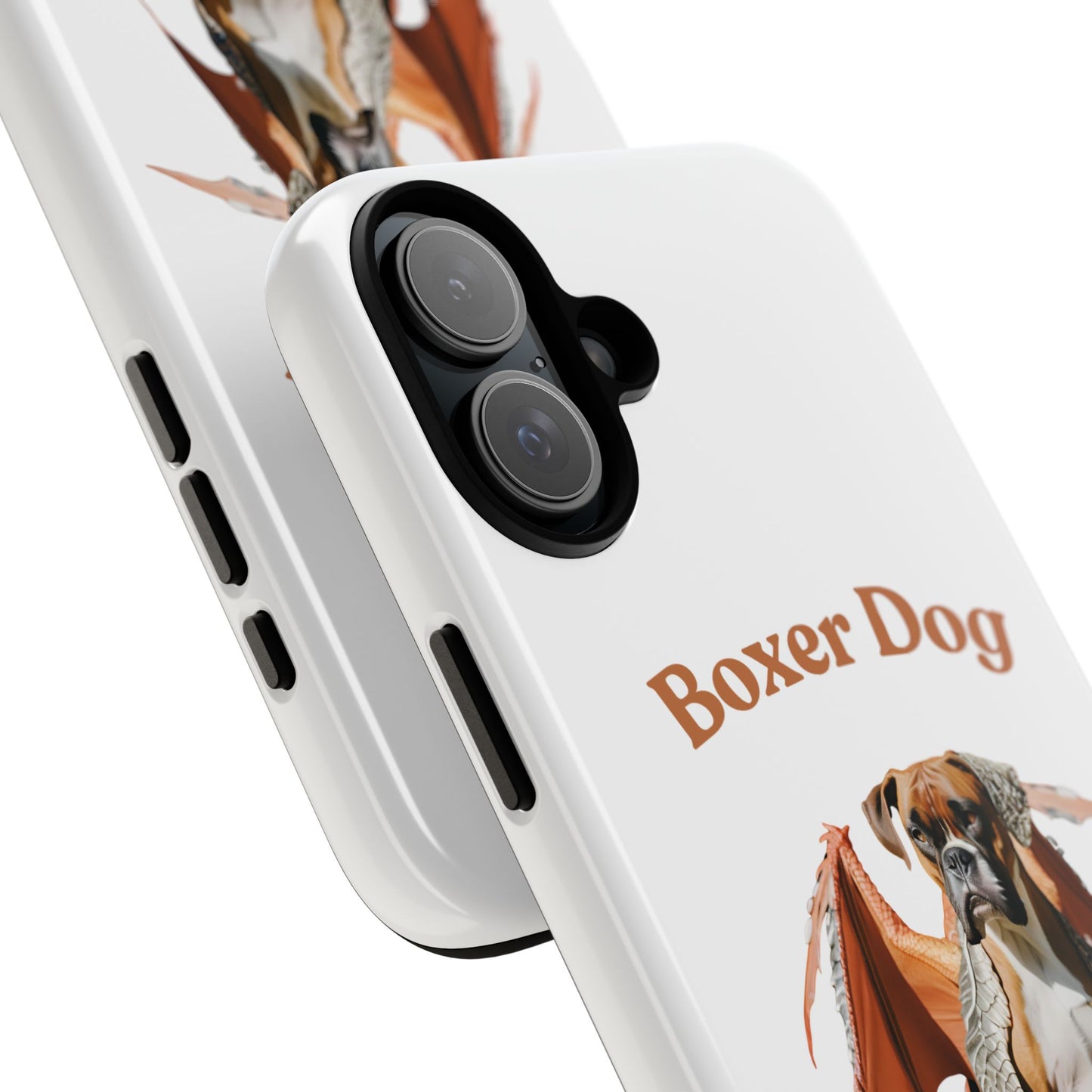 Boxer Dog Dragon Art Phone Case - Tough Cases