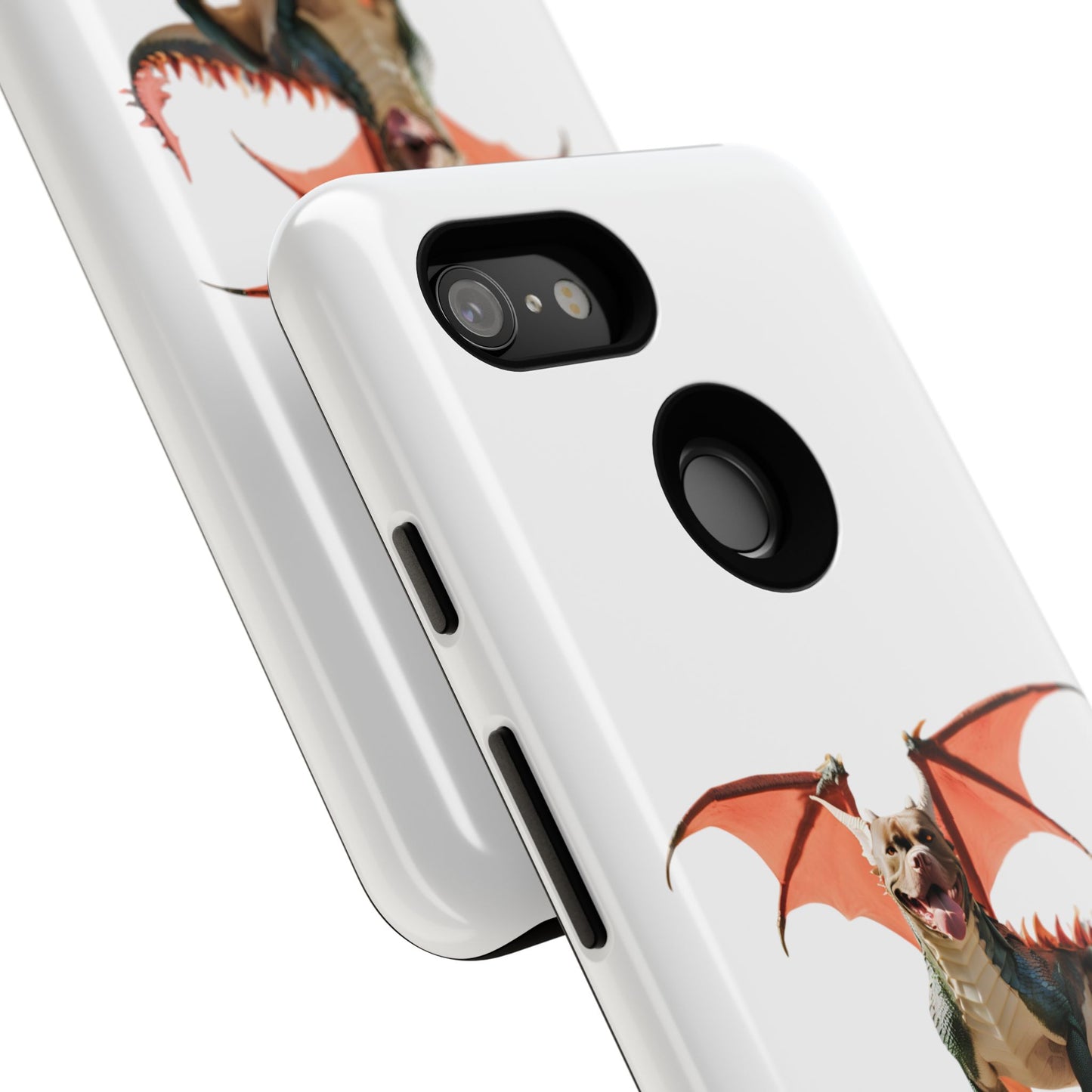 Tough Cases - Fierce Dragon Pitbull Phone Case | Unique Animal Design | Perfect Gift for Animal Lovers