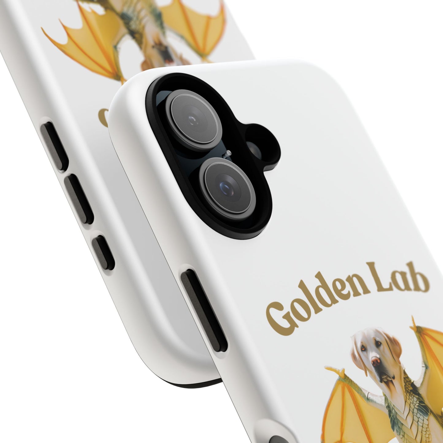 Golden Lab Dragon Phone Case - Tough Protection with a Fun Twist