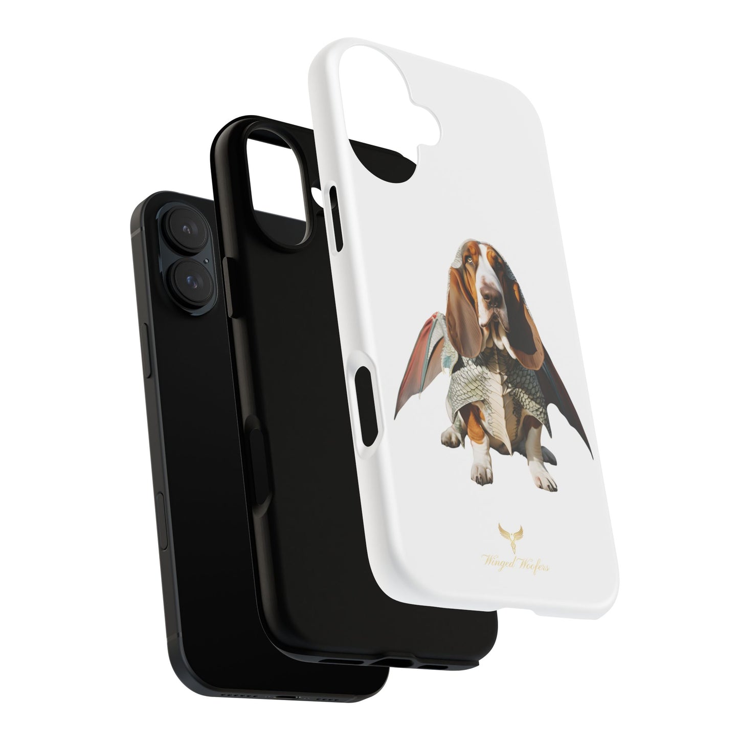 Whimsical Basset Hound Dog Phone Case - Tough Cases for Animal Lovers