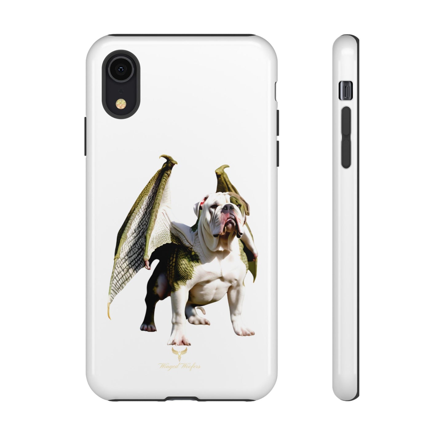 English Bulldog Dragon Phone Case - Tough & Unique Design