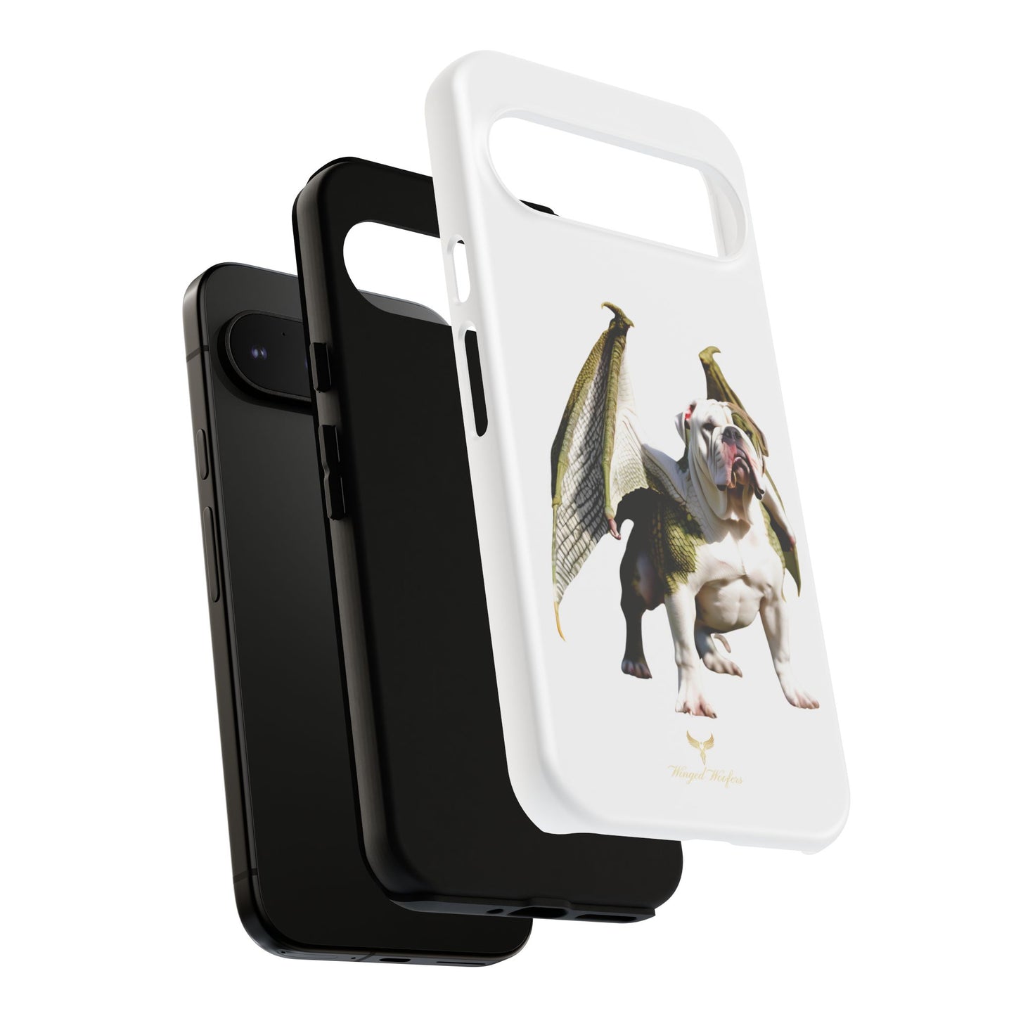 English Bulldog Dragon Phone Case - Tough & Unique Design