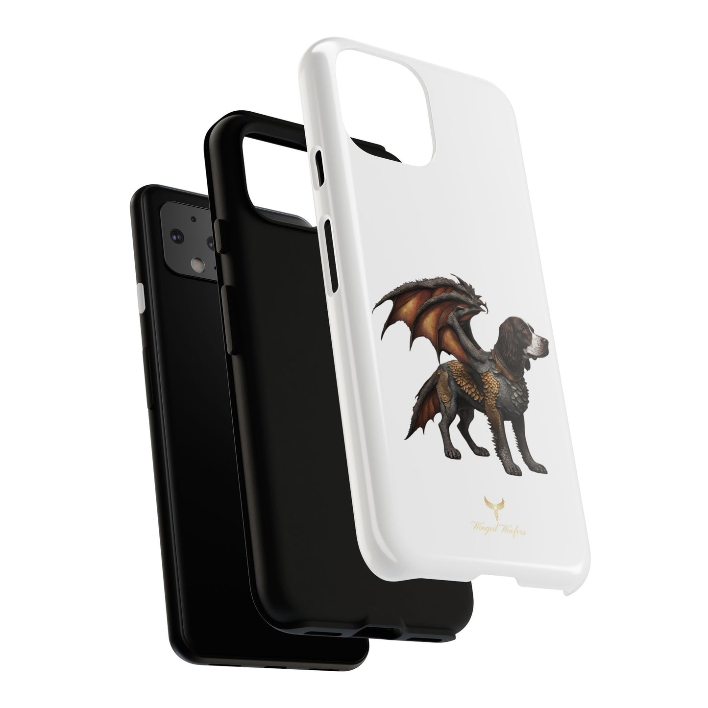 Fantasy Springer Spaniel as a Dragon Phone Case - Tough Cases for Pet Lovers