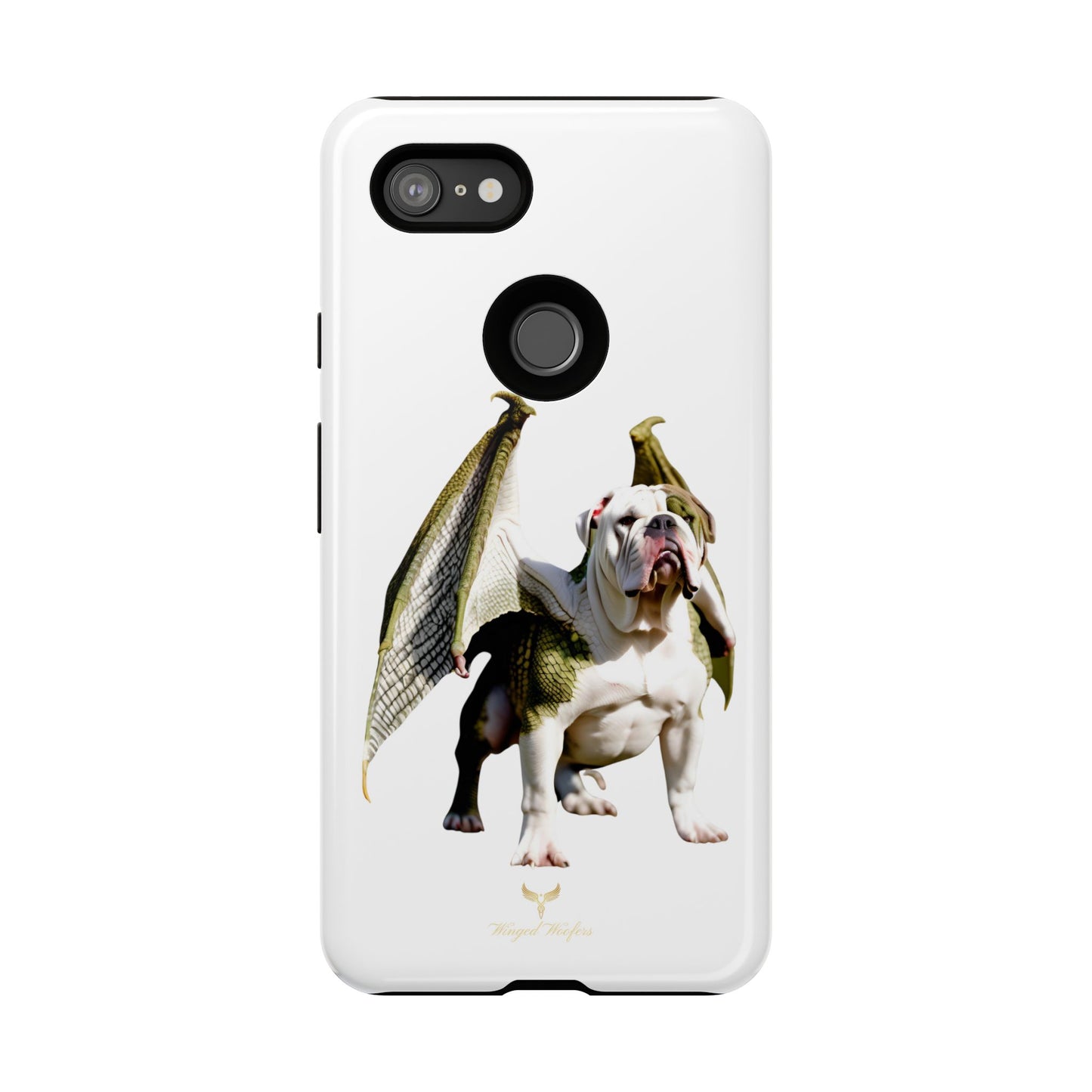 English Bulldog Dragon Phone Case - Tough & Unique Design