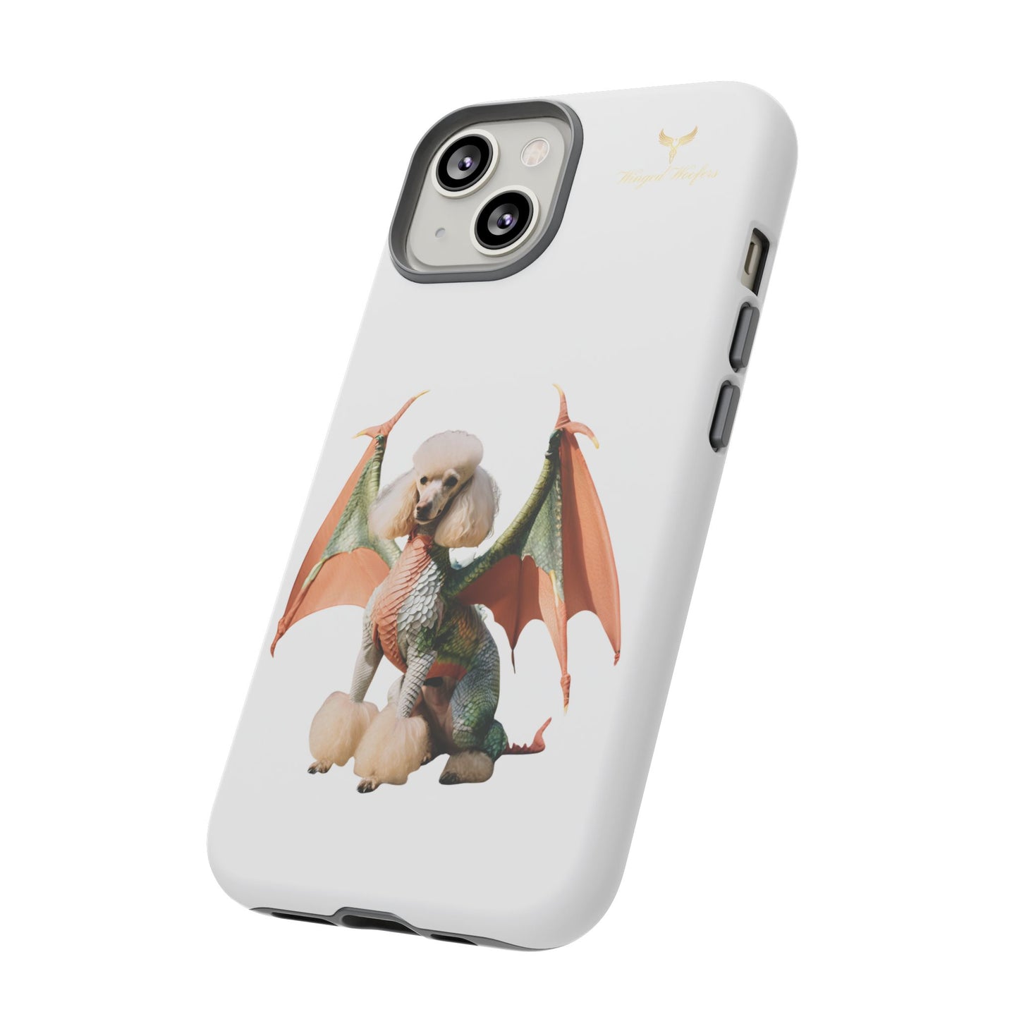 Unique Dragon Poodle Phone Case - Tough Cases for Pet Lovers