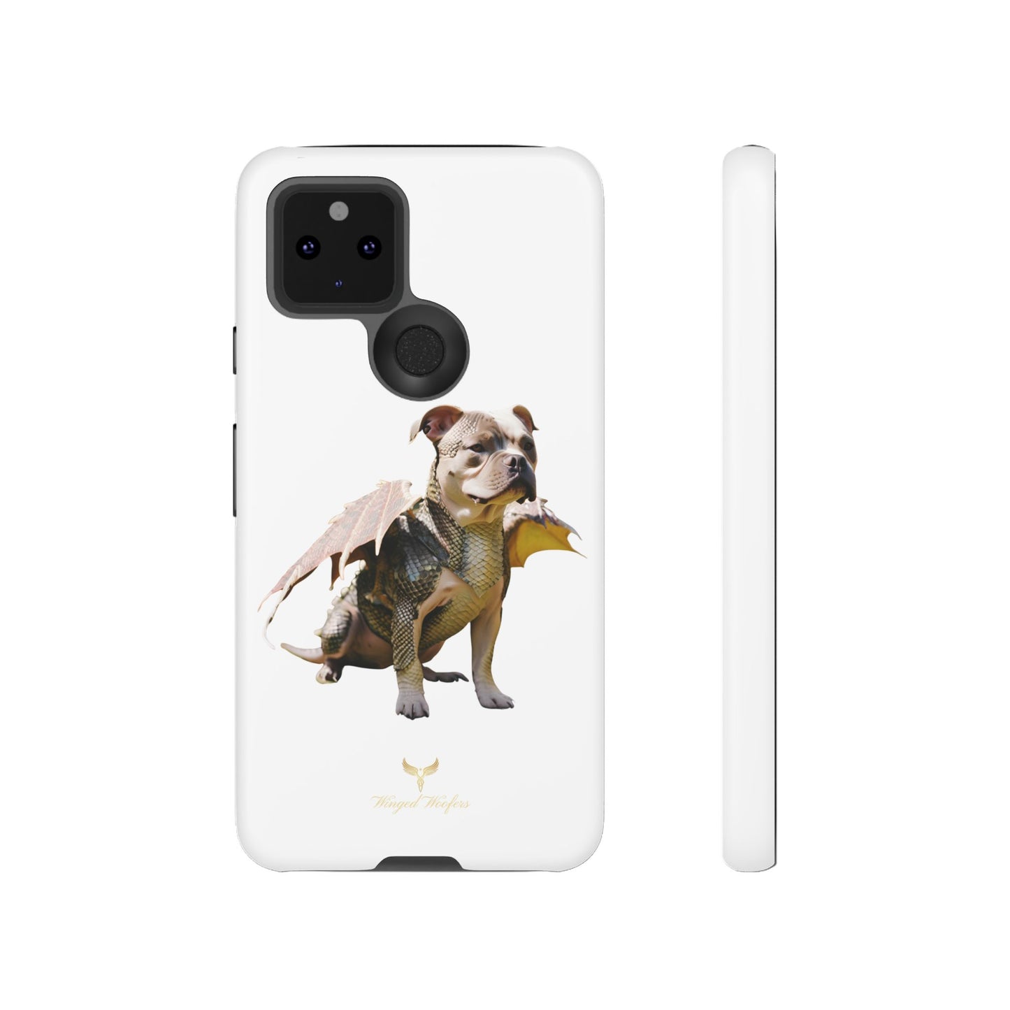 Staffordshire Bulldog Dragon Tough Phone Case - Unique Animal Design for Pet Lovers