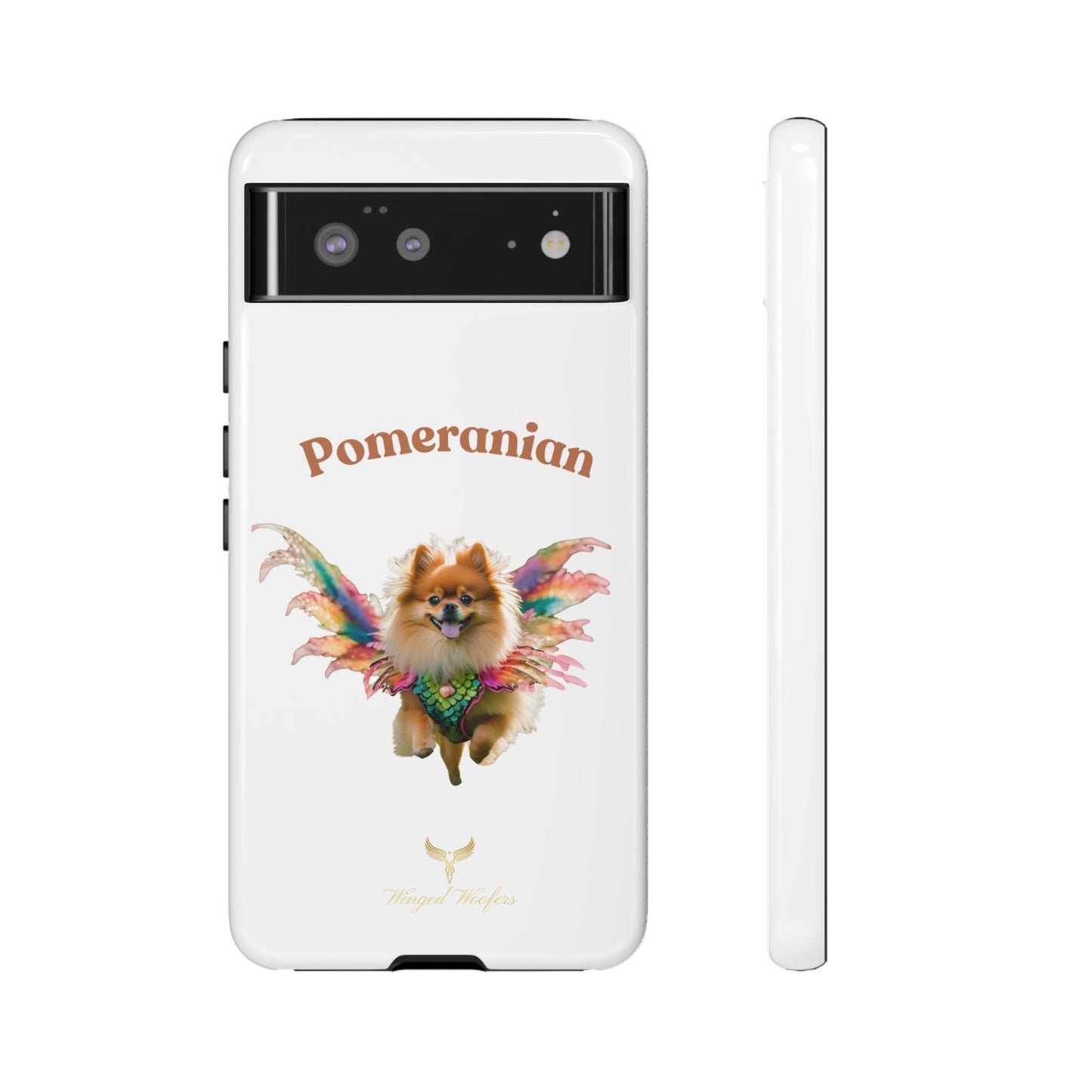 Pomeranian Winged Dog Phone Case – Cute Dog Lover Accessory