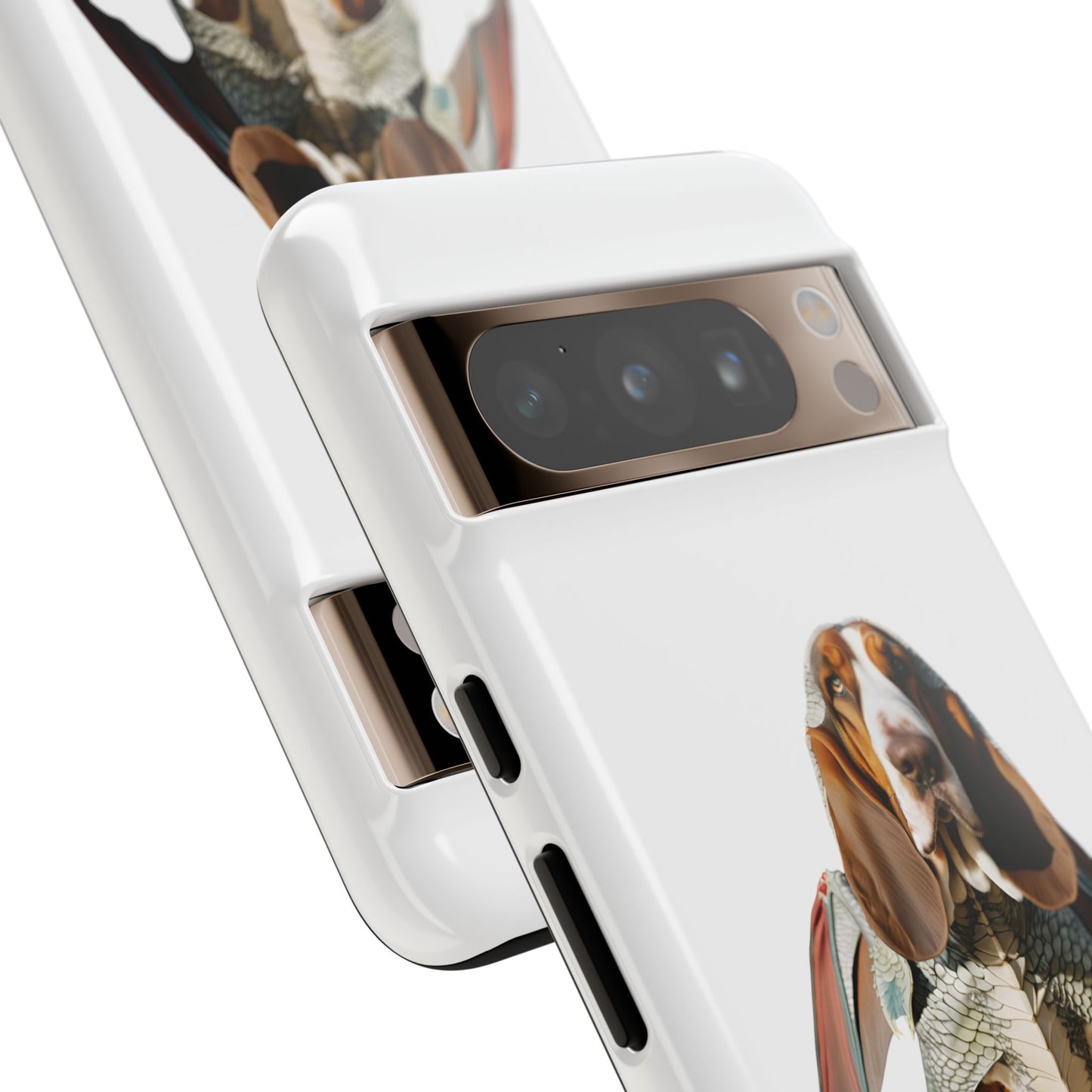 Whimsical Basset Hound Dog Phone Case - Tough Cases for Animal Lovers