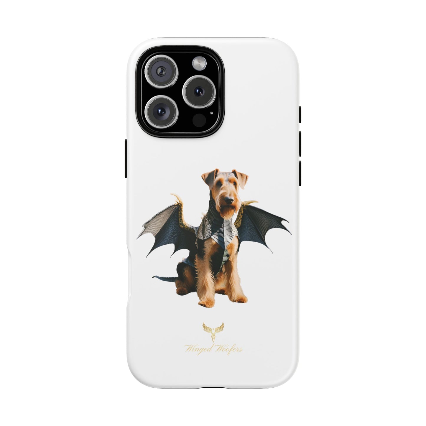 Cool Dragon Airedale Terrier Dog Phone Case - Tough Cases for Pet Lovers