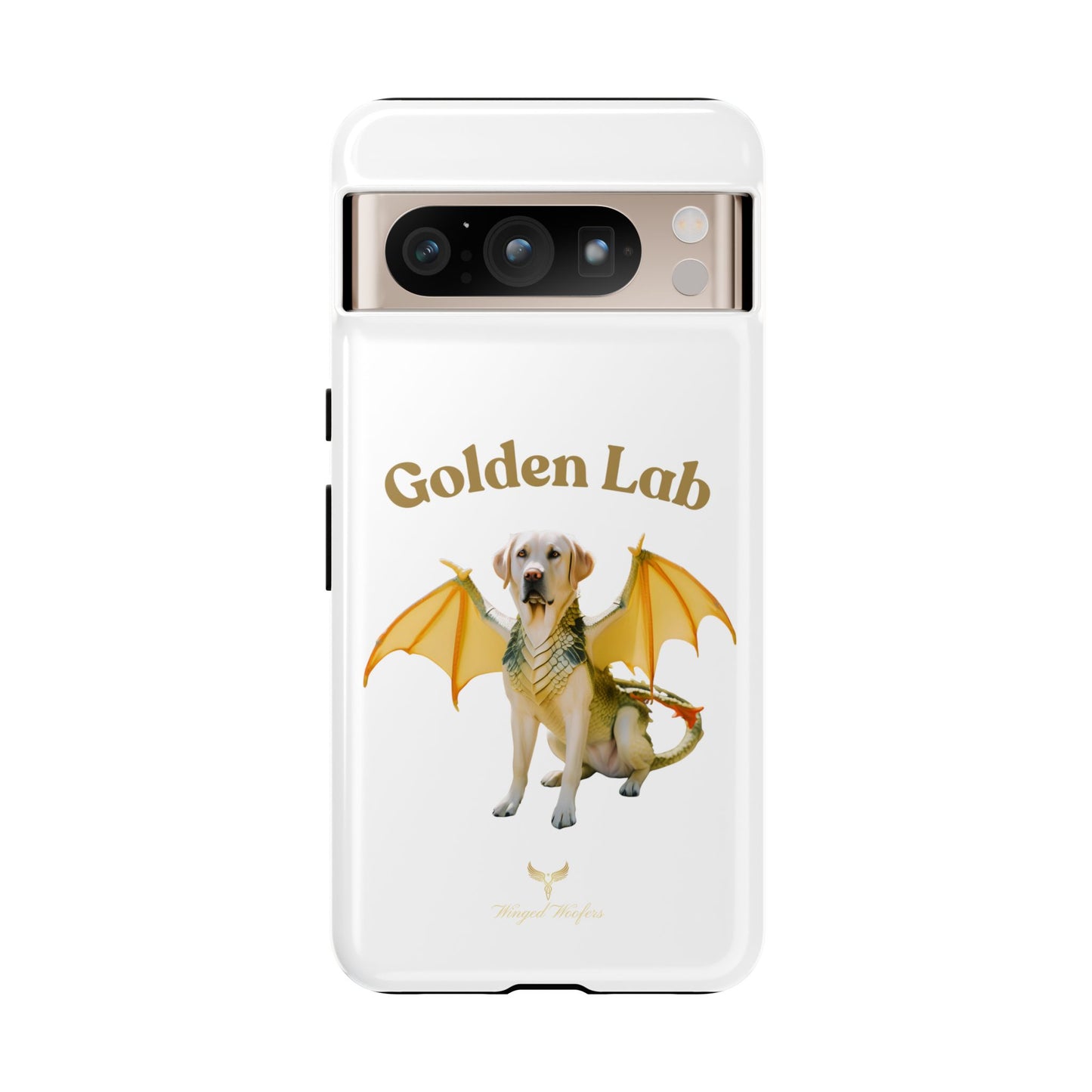 Golden Lab Dragon Phone Case - Tough Protection with a Fun Twist