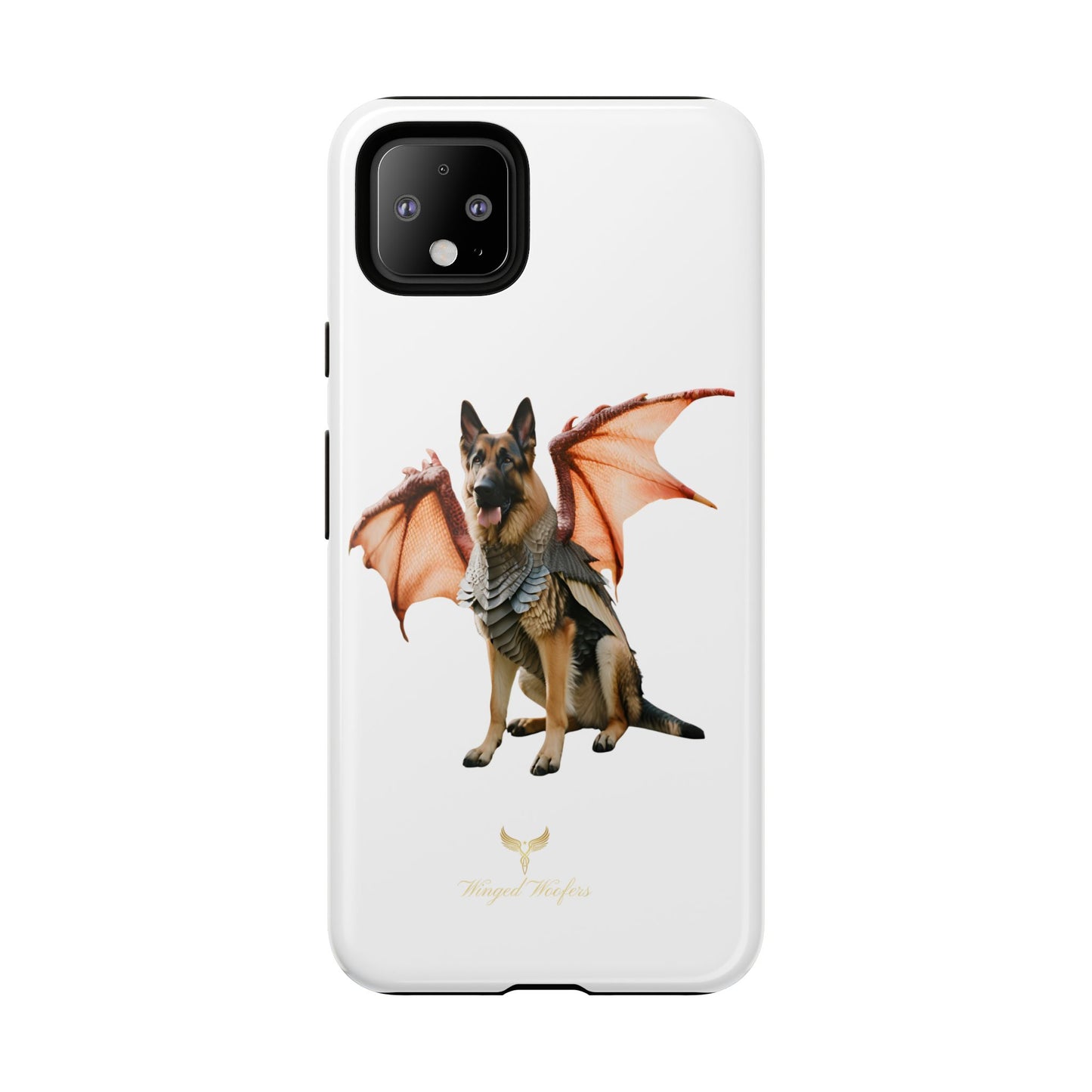 Mythical German Shepherd with Wings Dog iPhone Case | Tough Cases for Pet Lovers