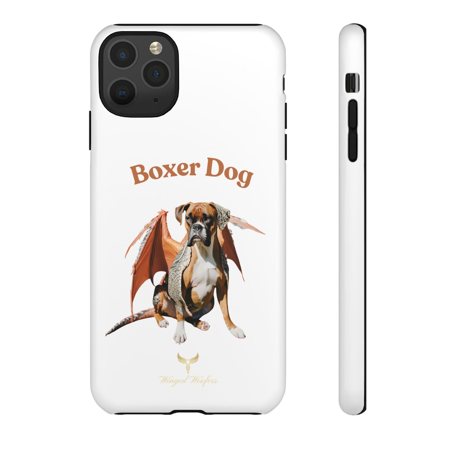 Boxer Dog Dragon Art Phone Case - Tough Cases