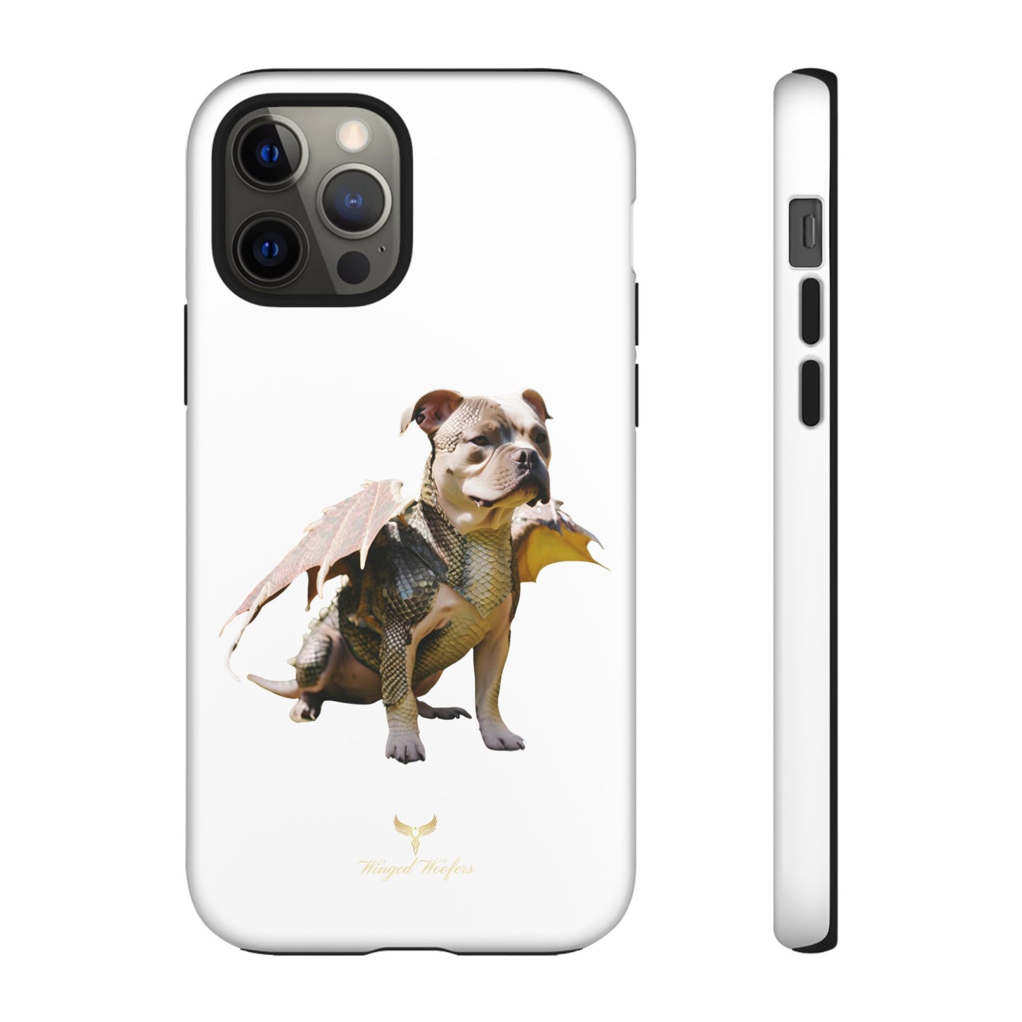 Staffordshire Bulldog Dragon Tough Phone Case - Unique Animal Design for Pet Lovers