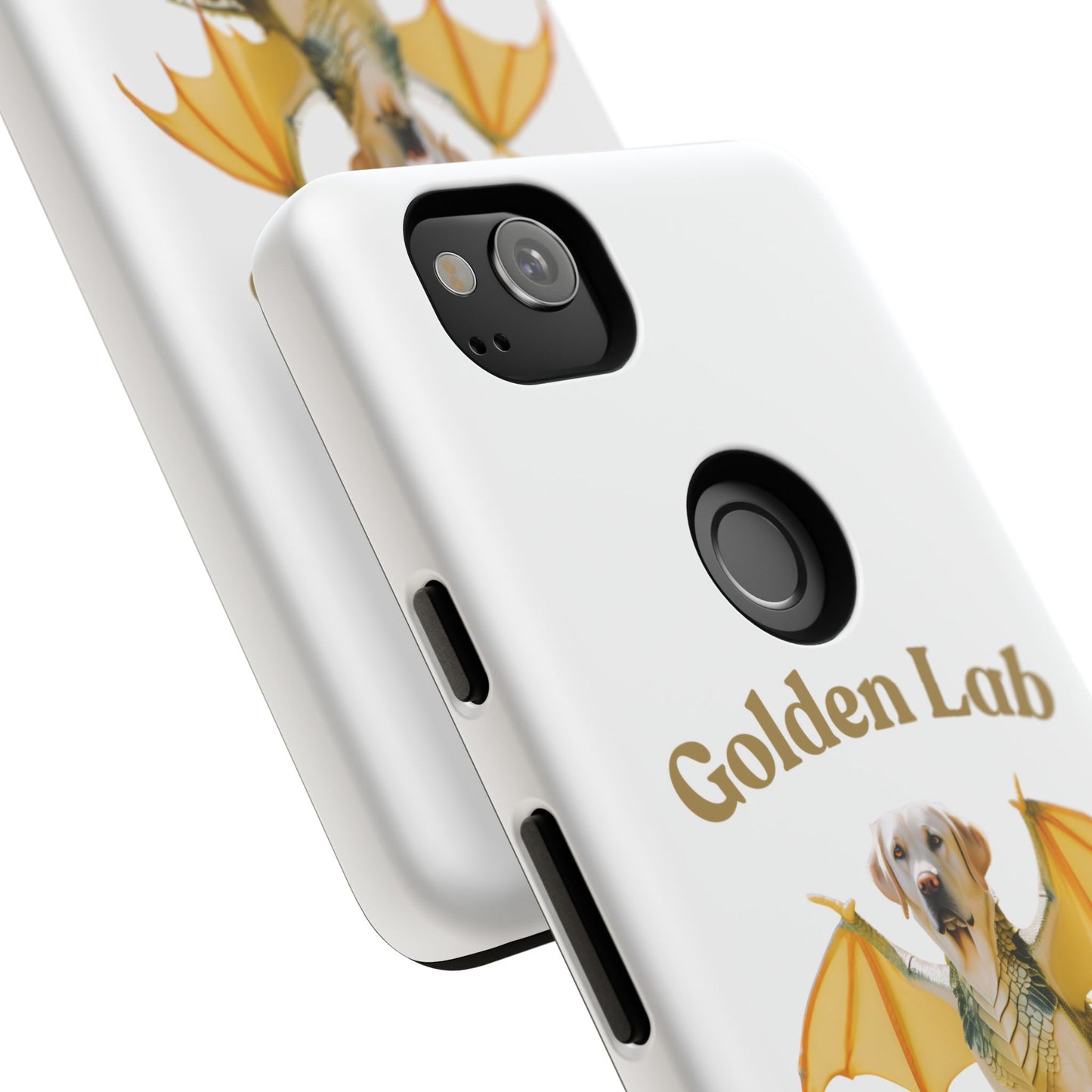 Golden Lab Dragon Phone Case - Tough Protection with a Fun Twist