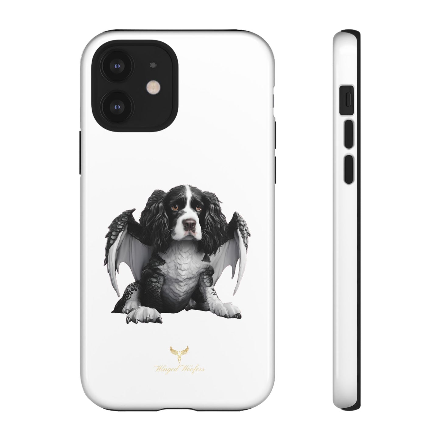 Springer Spaniel Puppy Dragon Winged Dog Phone Case - Tough Cases for Pet Lovers