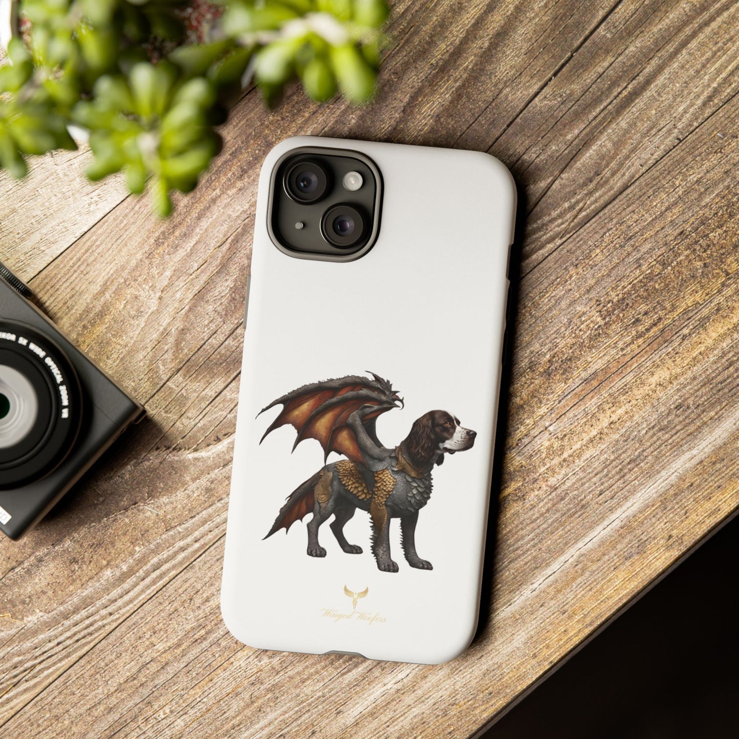 Fantasy Springer Spaniel as a Dragon Phone Case - Tough Cases for Pet Lovers