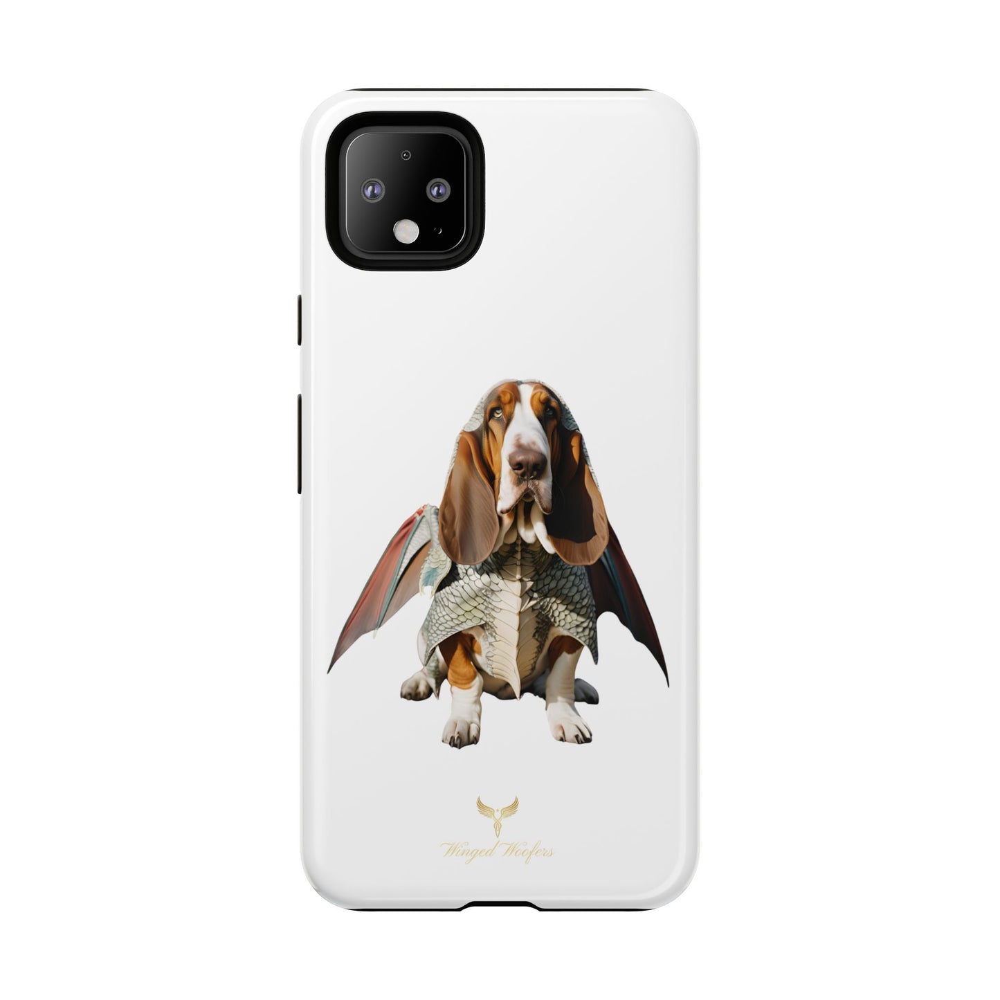 Whimsical Basset Hound Dog Phone Case - Tough Cases for Animal Lovers