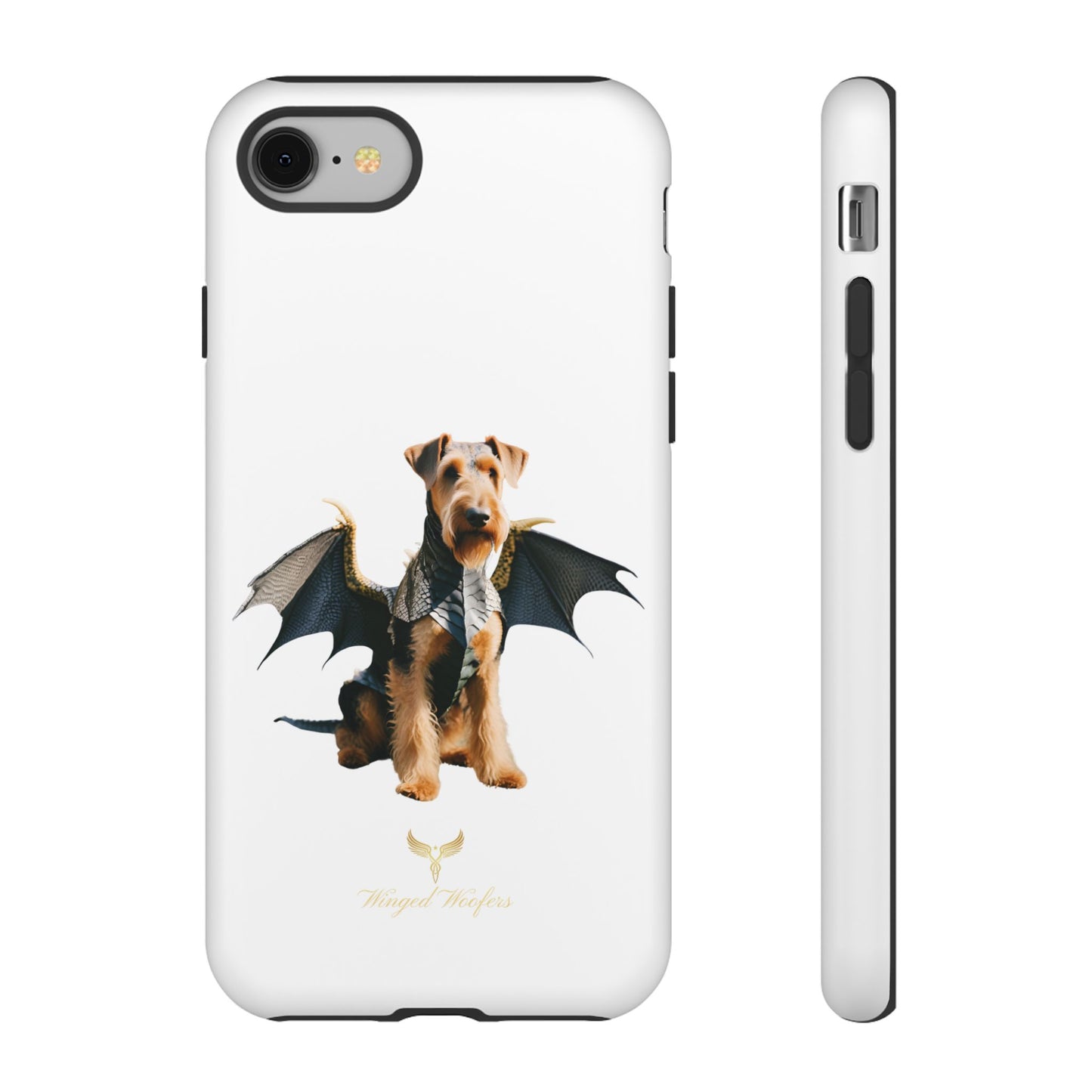 Cool Dragon Airedale Terrier Dog Phone Case - Tough Cases for Pet Lovers