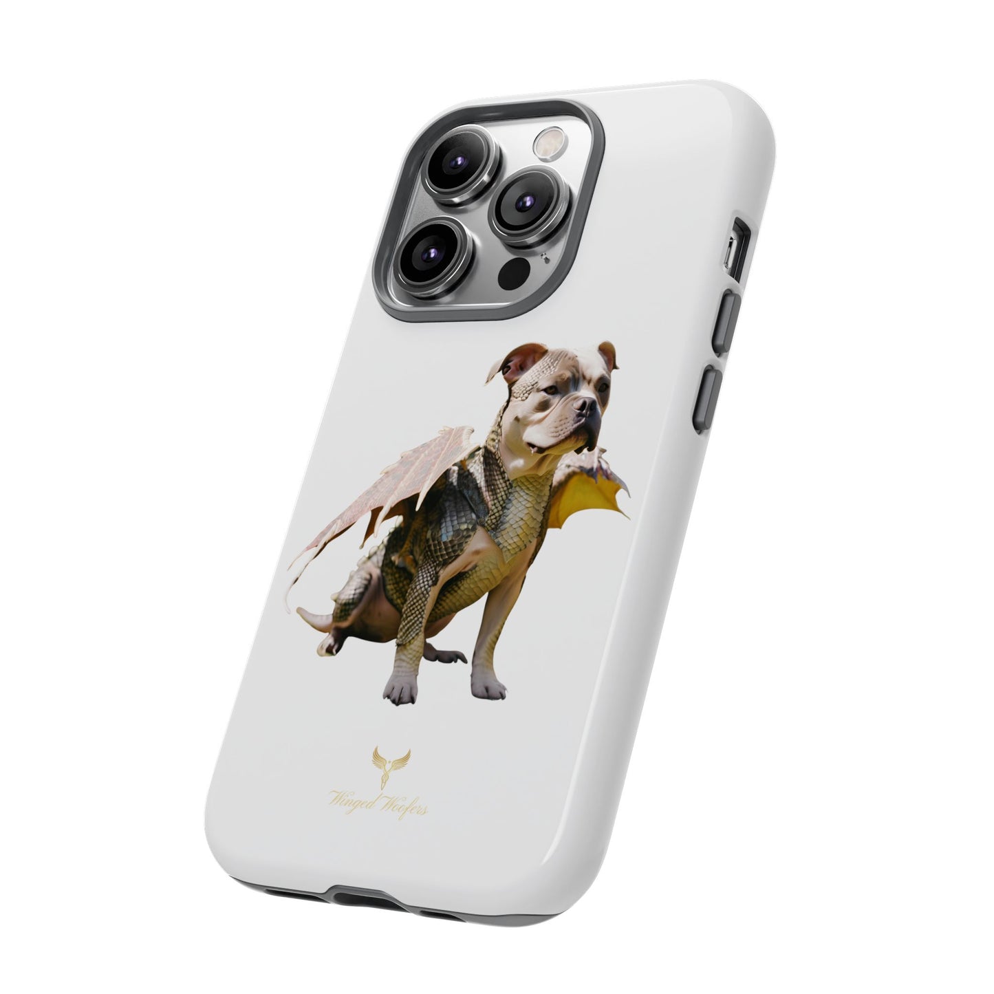 Staffordshire Bulldog Dragon Tough Phone Case - Unique Animal Design for Pet Lovers