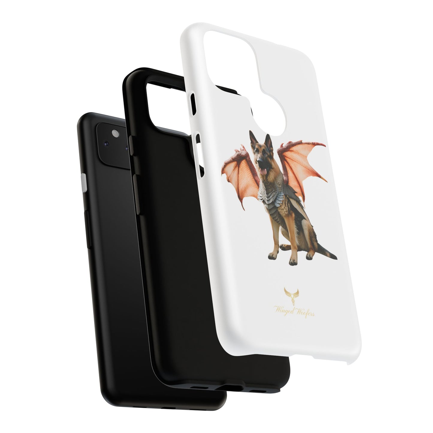 Mythical German Shepherd with Wings Dog iPhone Case | Tough Cases for Pet Lovers